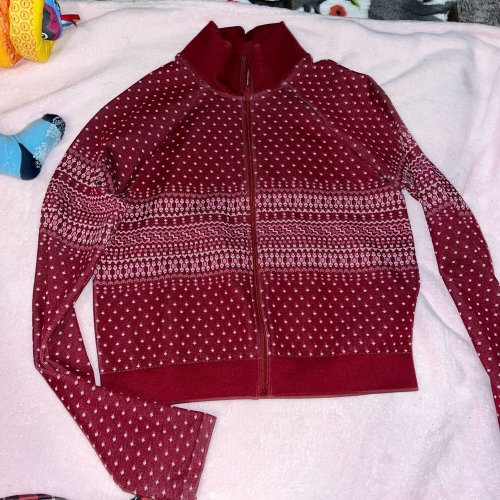 Fabletics Active Wear Jacket, Holiday Edition - image 1